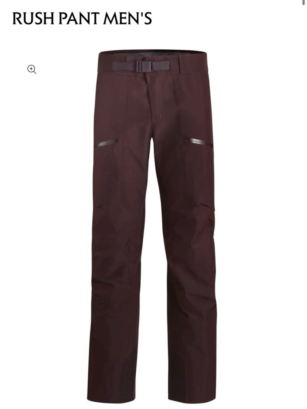 Arc'teryx Rush Pant Men's - Burgundy (Brand New)